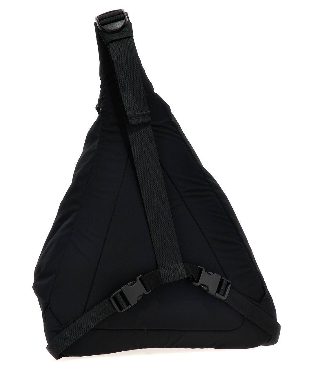 STONE ISLAND Черный синтетический рюкзак, фото 2