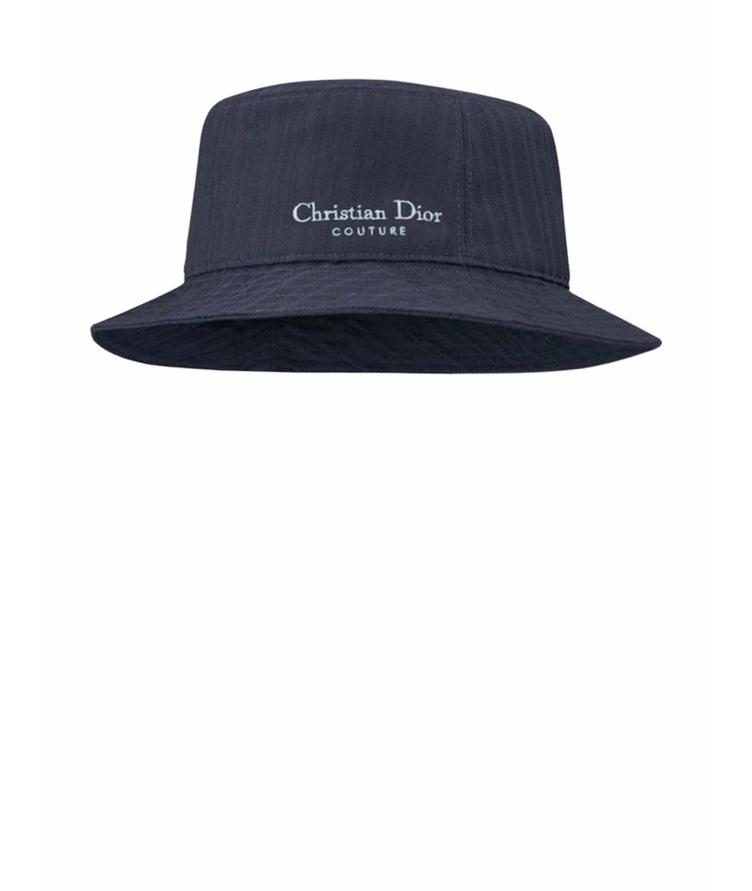 CHRISTIAN DIOR PRE-OWNED Темно-синяя шерстяная шляпа, фото 1