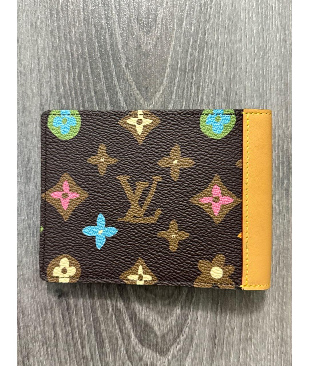 LOUIS VUITTON Коричневый кошелек, фото 2