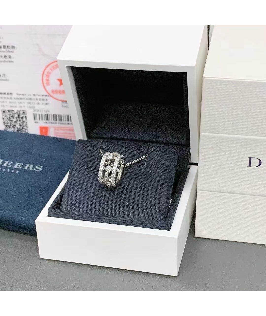 DE BEERS Колье из белого золота, фото 3