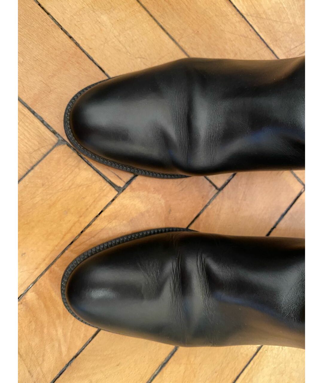 BURBERRY Черные кожаные сапоги, фото 3
