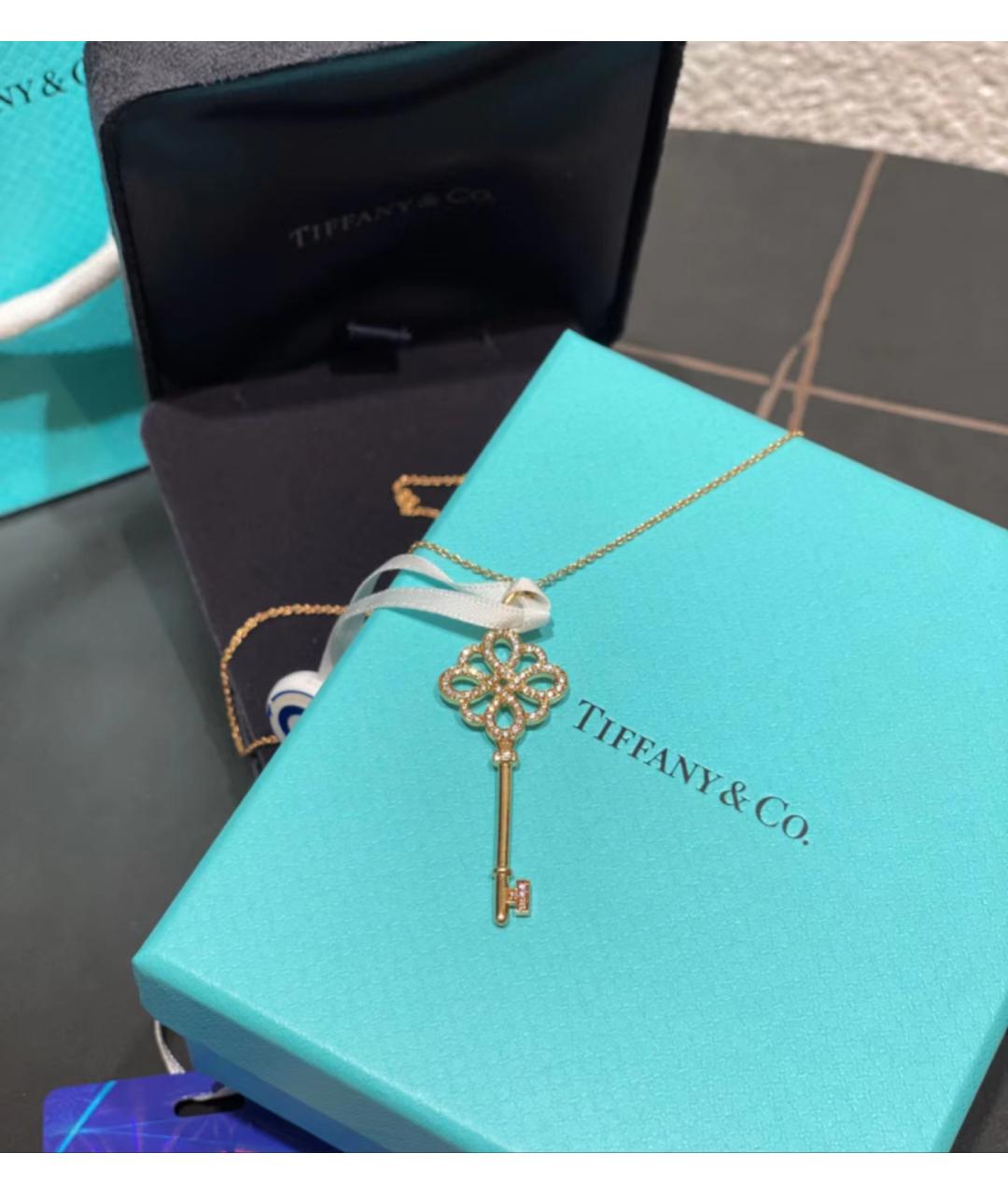 TIFFANY&CO Золотая подвеска из розового золота, фото 6