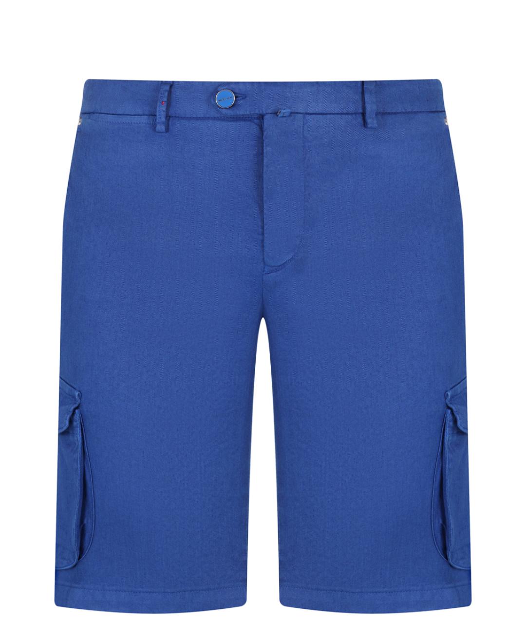 KITON Синие шорты, фото 1