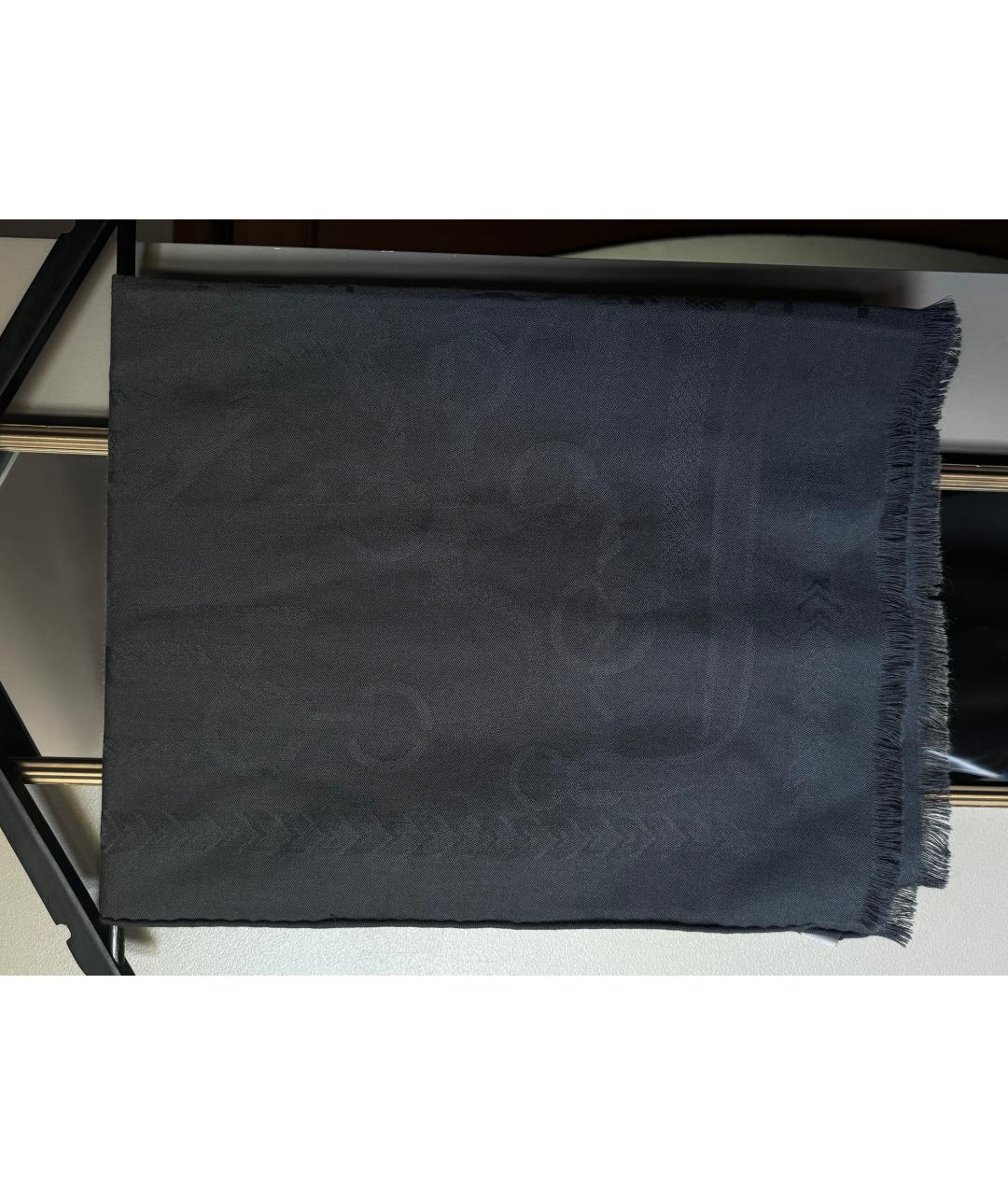 HERMES PRE-OWNED Серый кашемировый шарф, фото 5