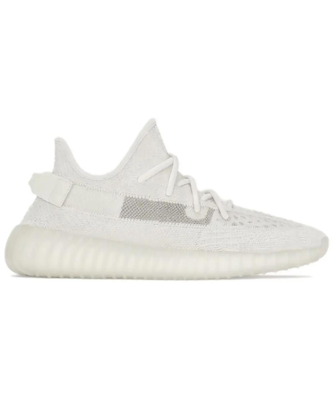 ADIDAS YEEZY Белые низкие кроссовки / кеды, фото 2