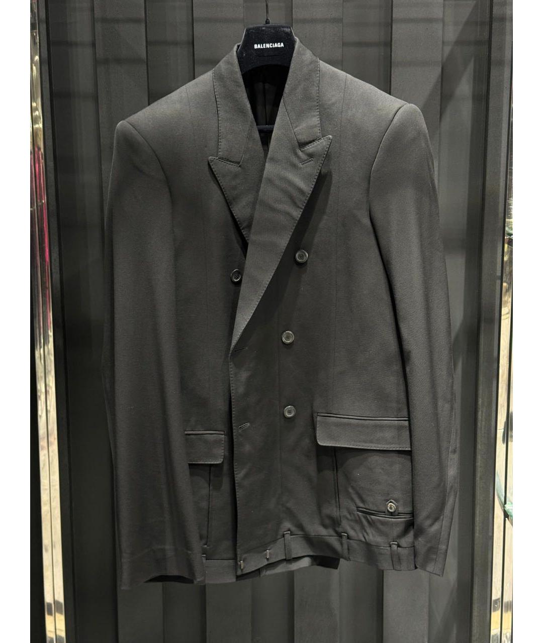 BALENCIAGA Черный жакет/пиджак, фото 3