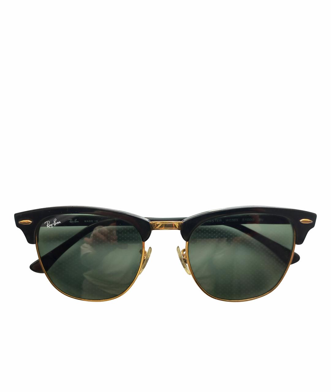 RAY BAN Черные солнцезащитные очки, фото 1