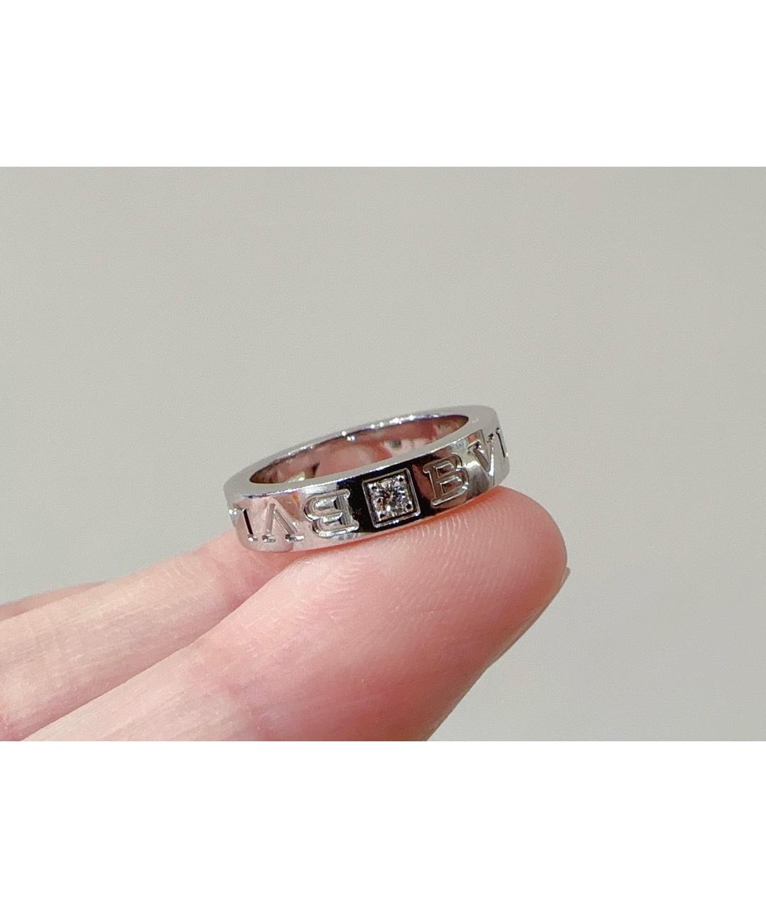 BVLGARI Белое кольцо из белого золота, фото 4