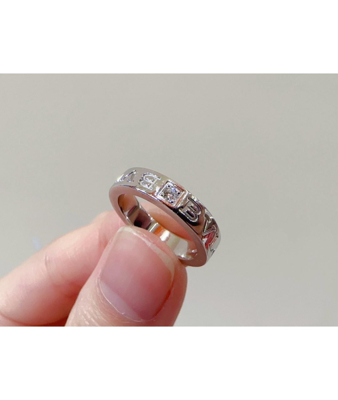 BVLGARI Белое кольцо из белого золота, фото 5