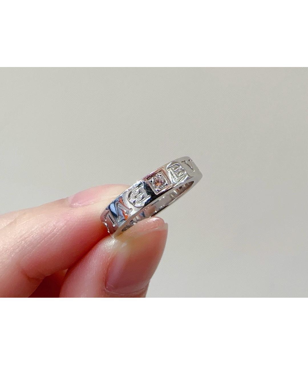 BVLGARI Белое кольцо из белого золота, фото 6