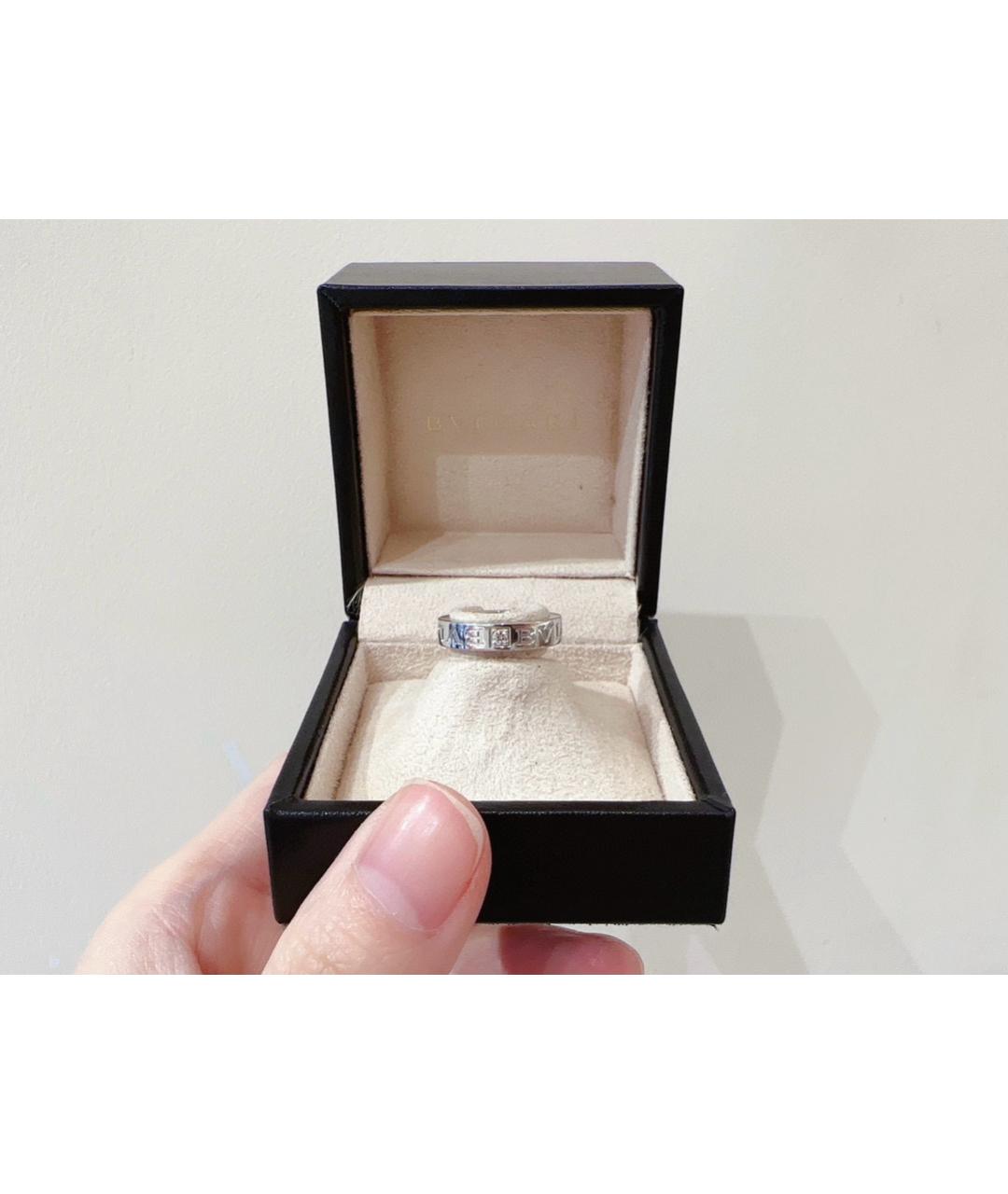 BVLGARI Белое кольцо из белого золота, фото 2