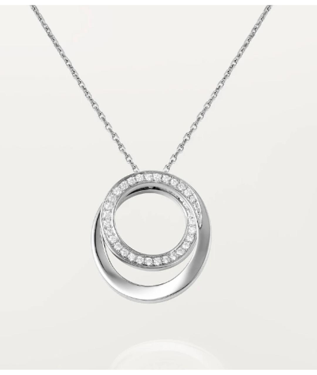 CARTIER Белая подвеска из белого золота, фото 8
