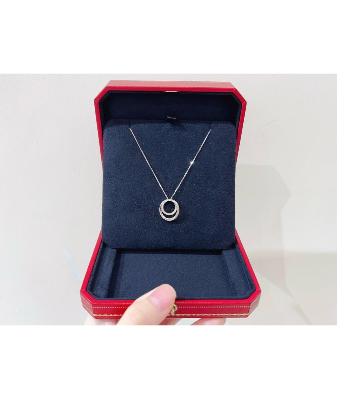 CARTIER Белая подвеска из белого золота, фото 2