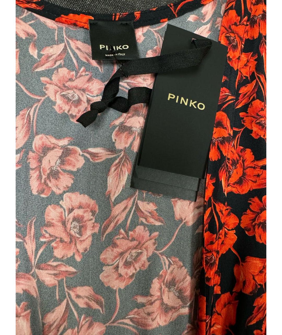 PINKO Мульти вискозное повседневное платье, фото 3