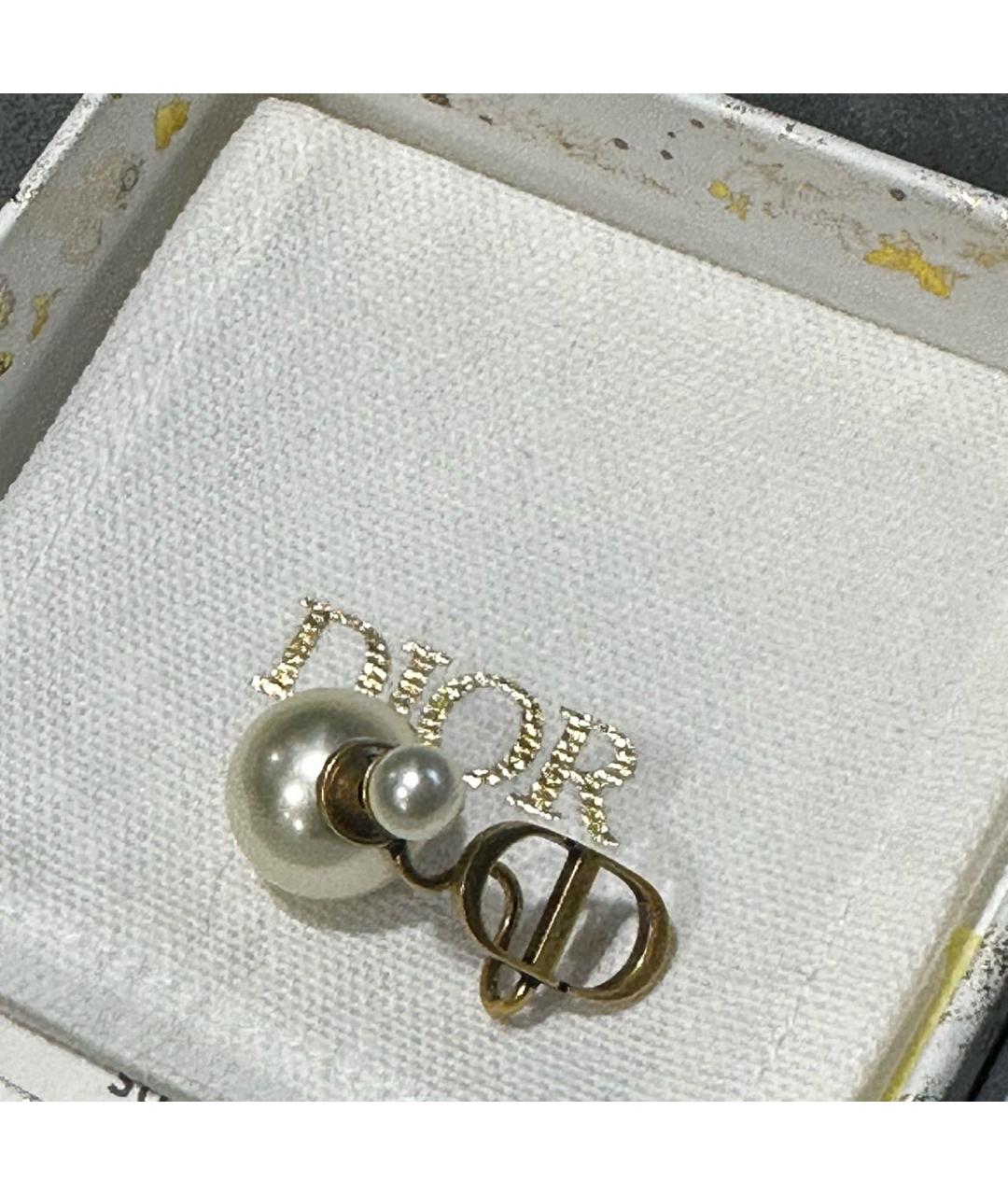 CHRISTIAN DIOR Золотые серьги, фото 4