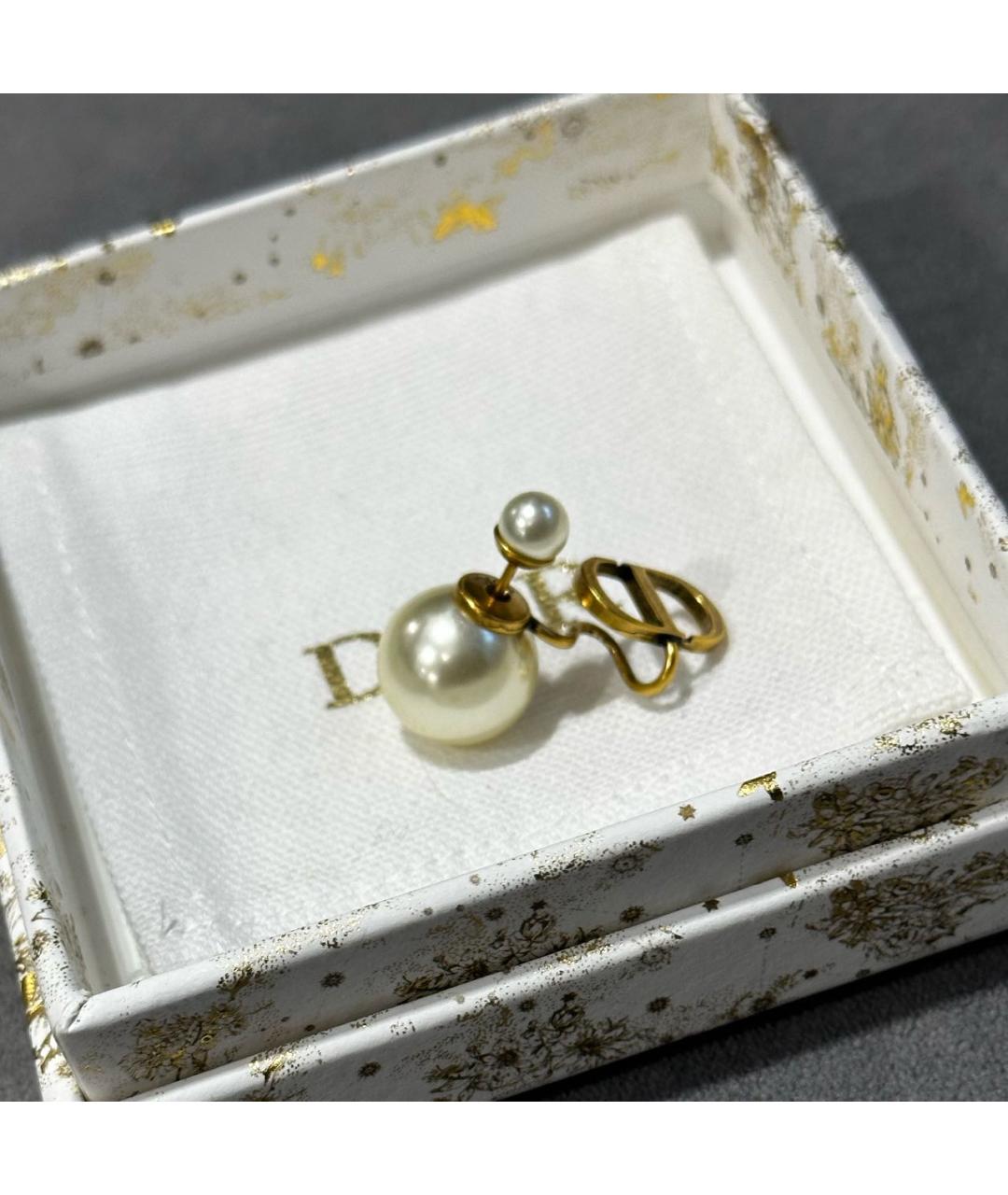 CHRISTIAN DIOR Золотые серьги, фото 3