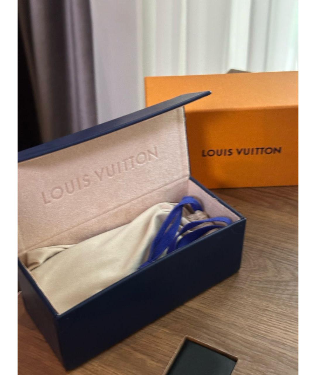 LOUIS VUITTON Черные пластиковые солнцезащитные очки, фото 4