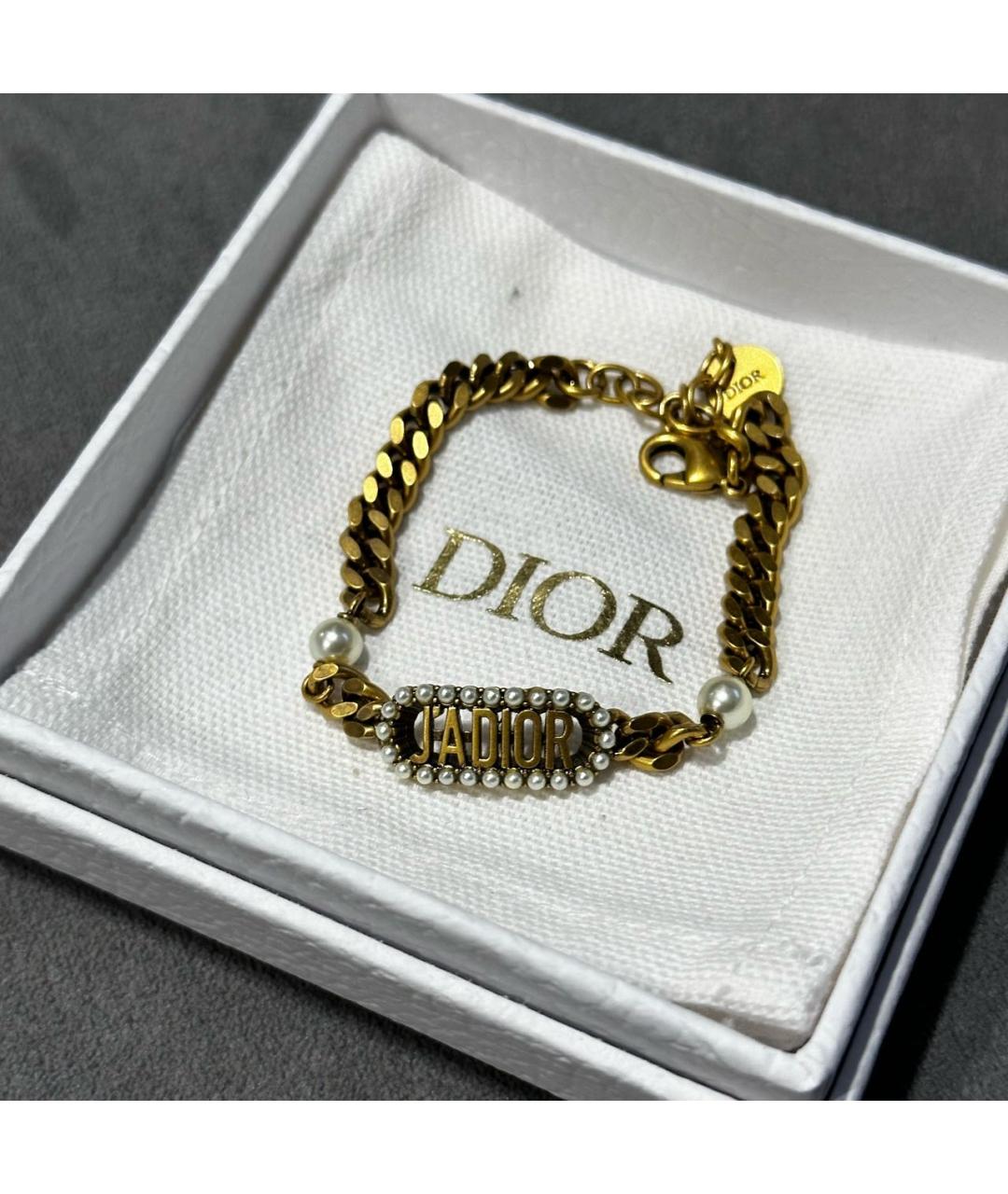 CHRISTIAN DIOR Золотой браслет, фото 2