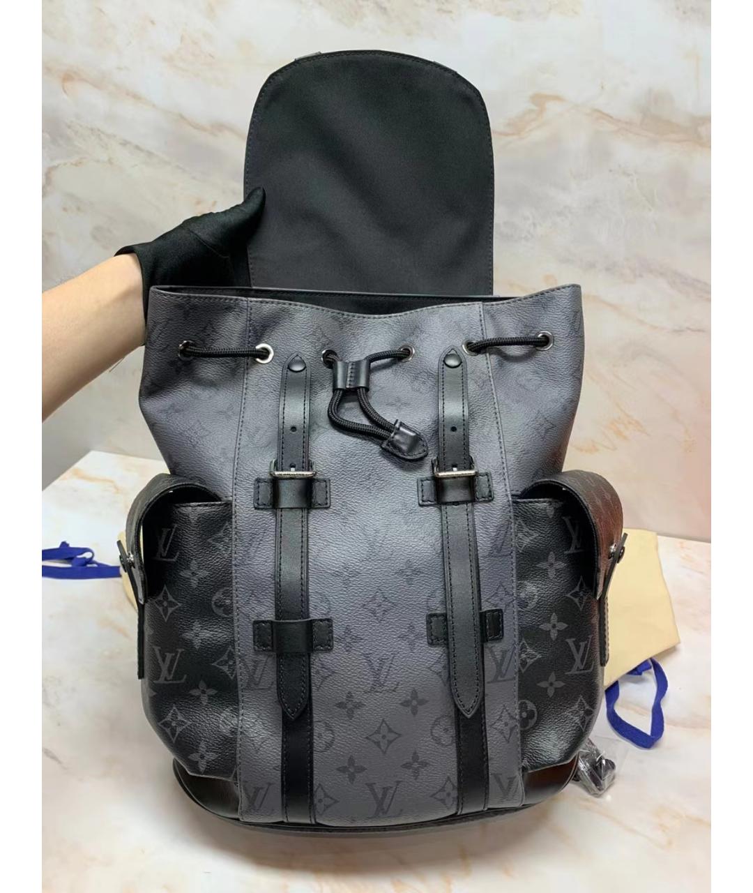 LOUIS VUITTON Черный рюкзак, фото 3