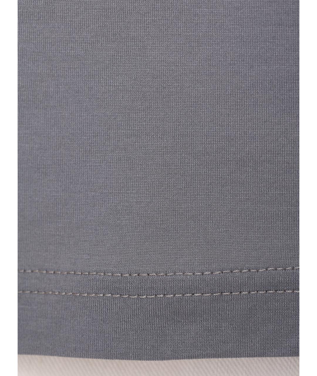 KITON Серая футболка, фото 6