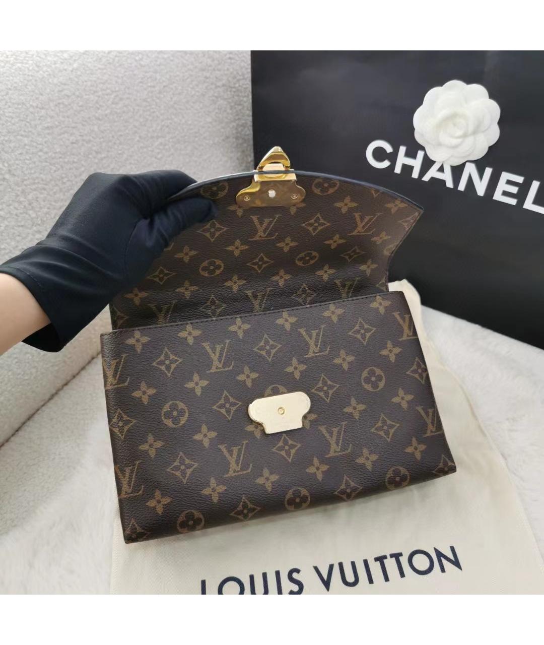 LOUIS VUITTON Коричневая сумка через плечо, фото 4