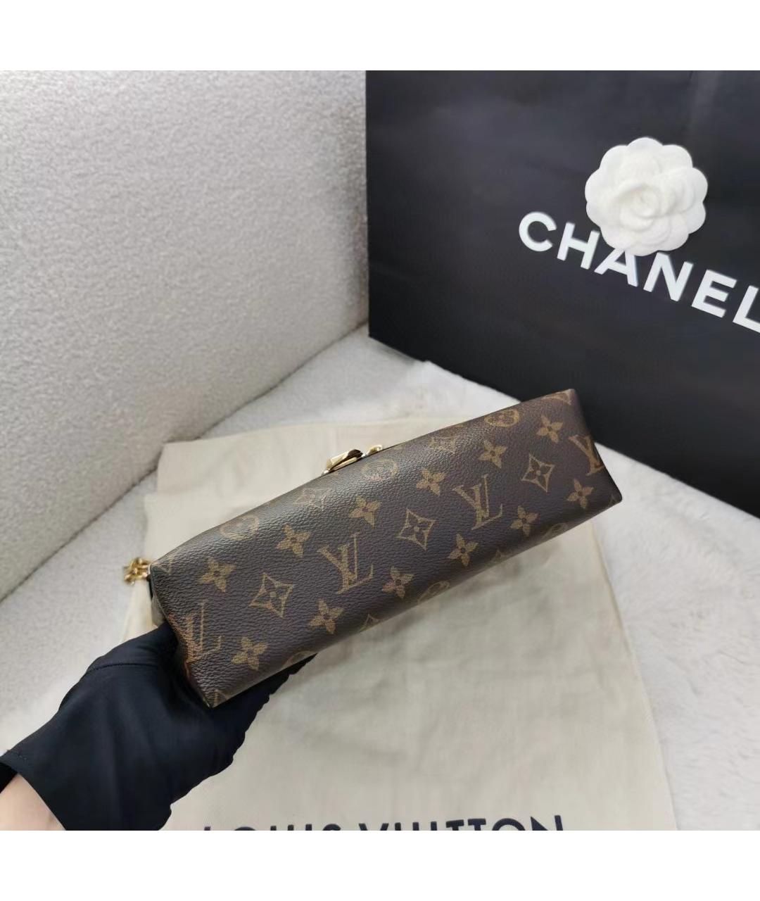 LOUIS VUITTON Коричневая сумка через плечо, фото 6