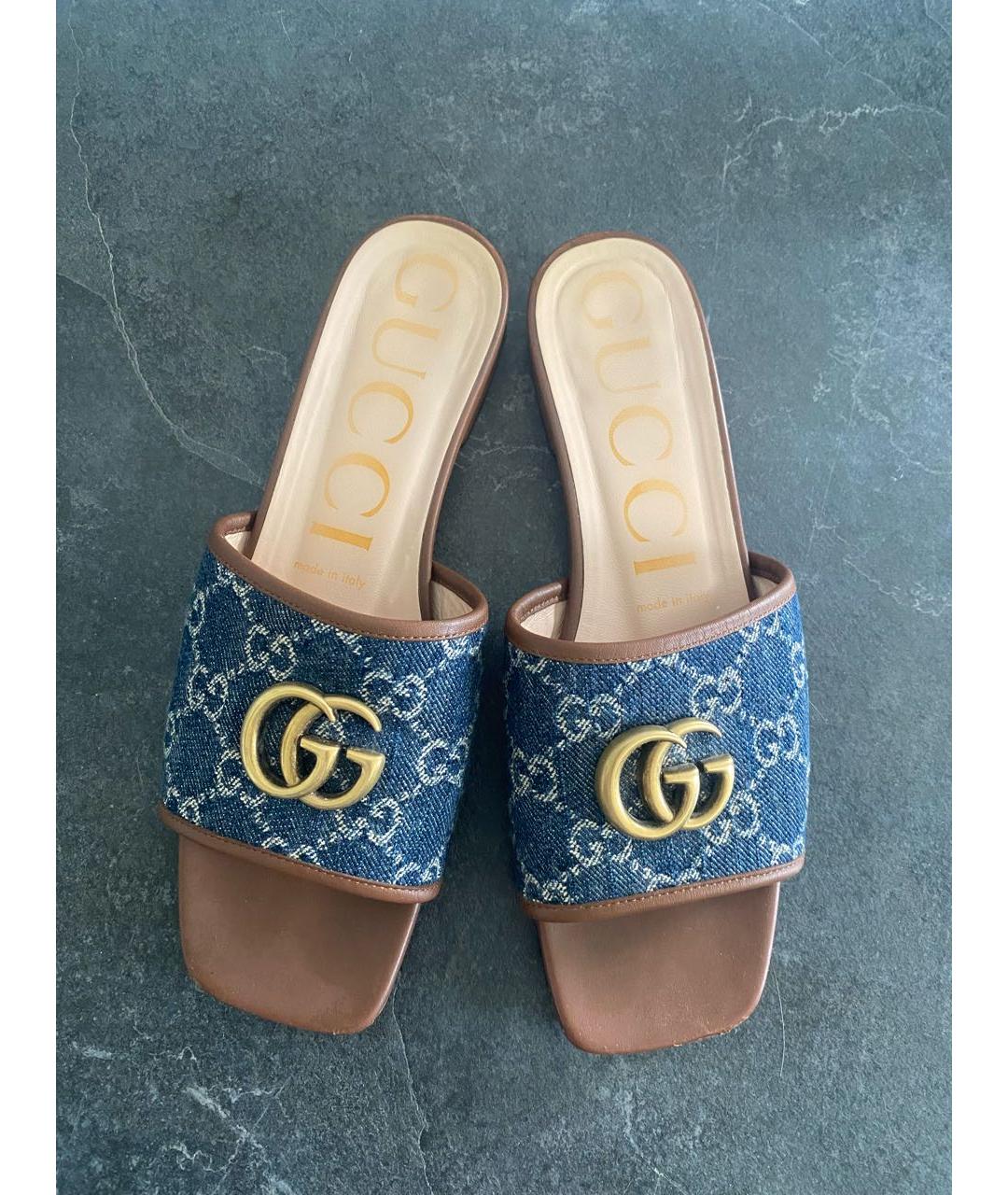 GUCCI Мульти шлепанцы, фото 2