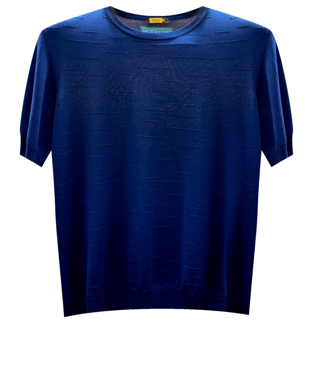 ZILLI Темно-синяя футболка, фото 1