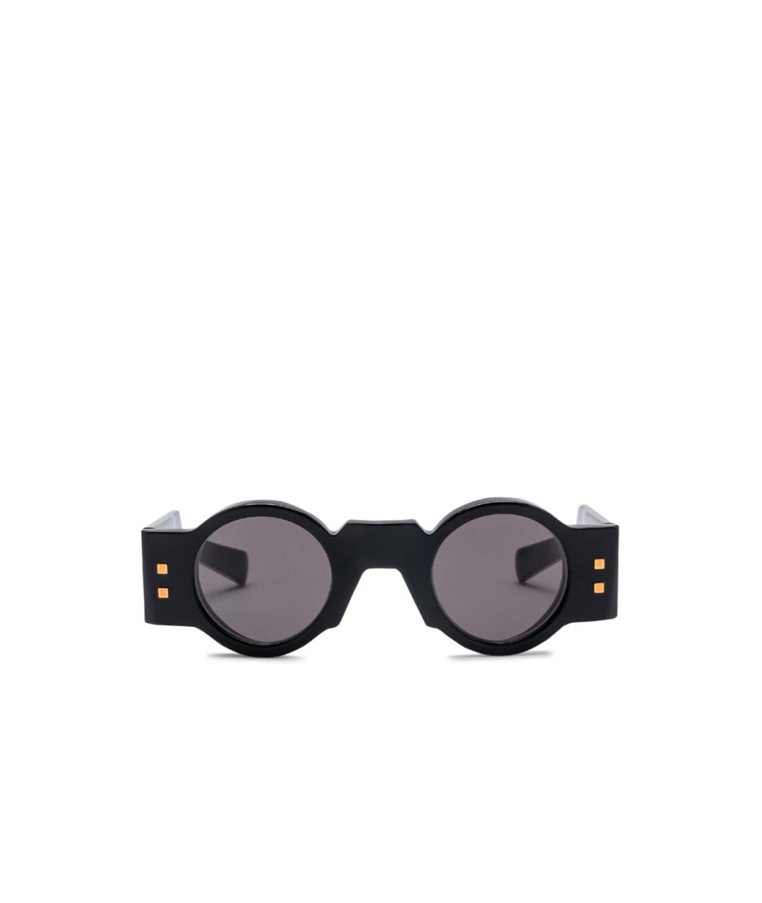 BALMAIN Черные пластиковые солнцезащитные очки, фото 4