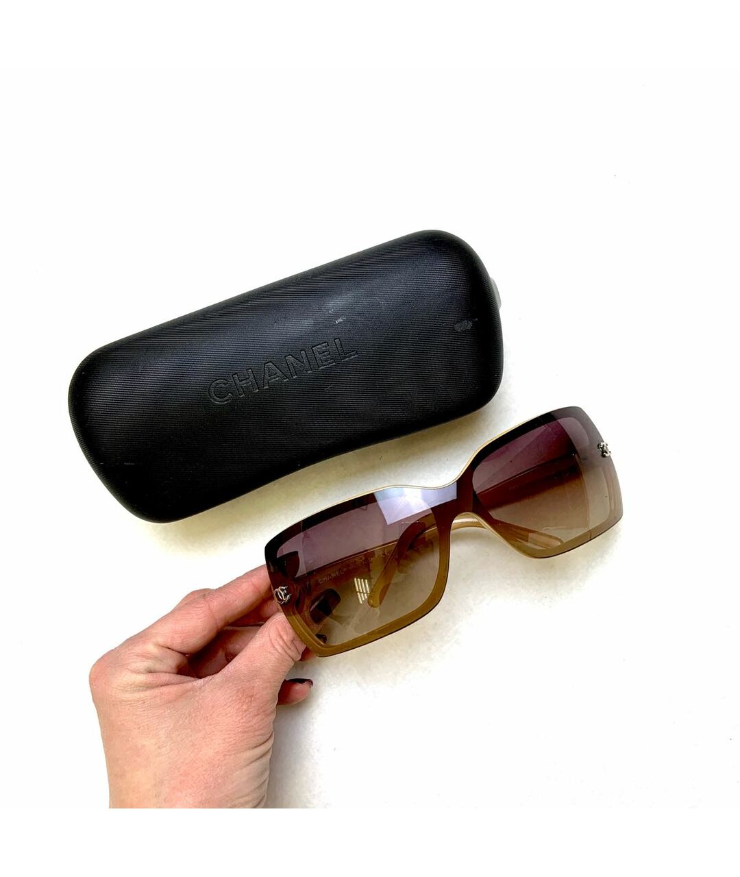 CHANEL PRE-OWNED Солнцезащитные очки, фото 3