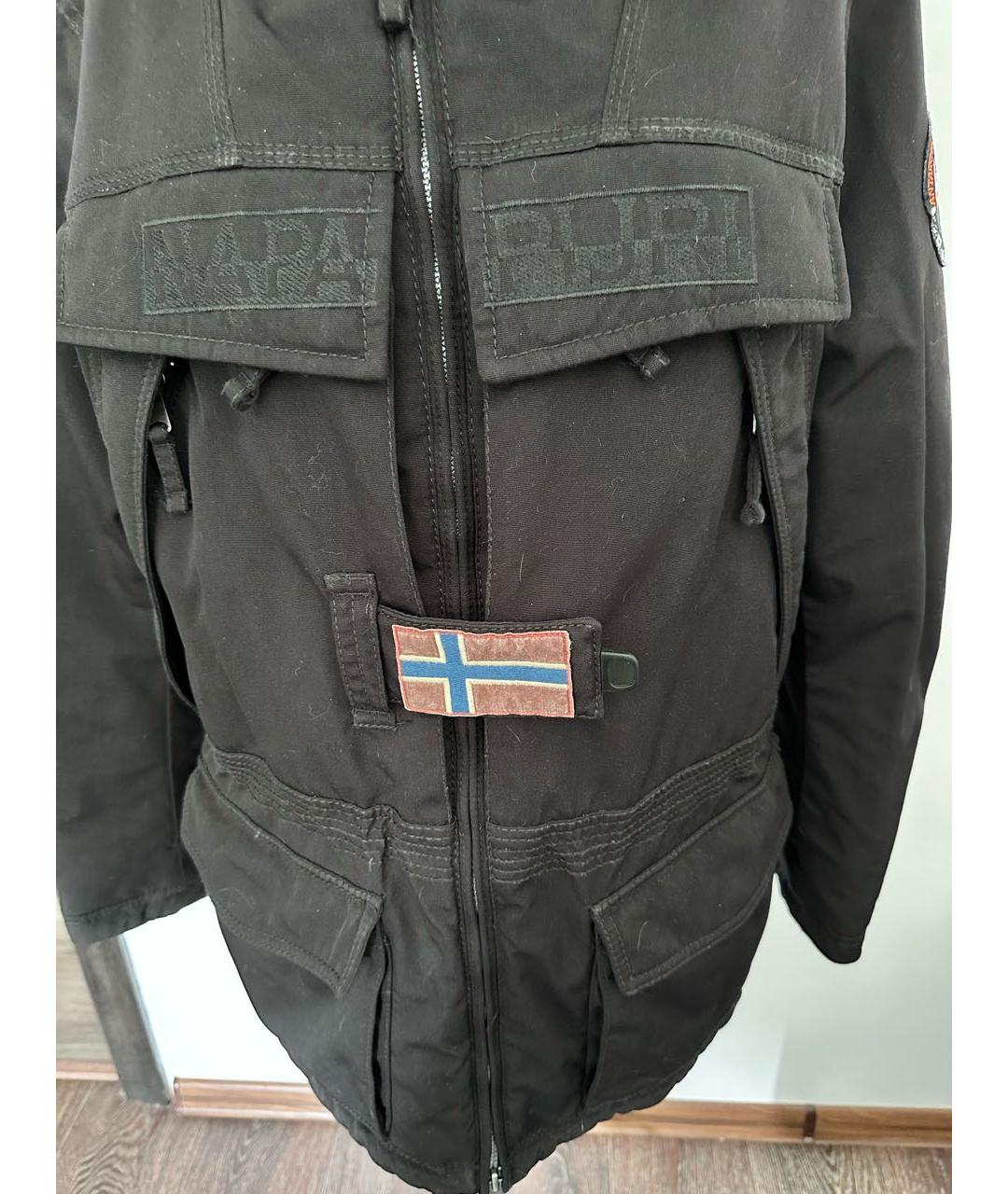 NAPAPIJRI Черная полиамидовая куртка, фото 4