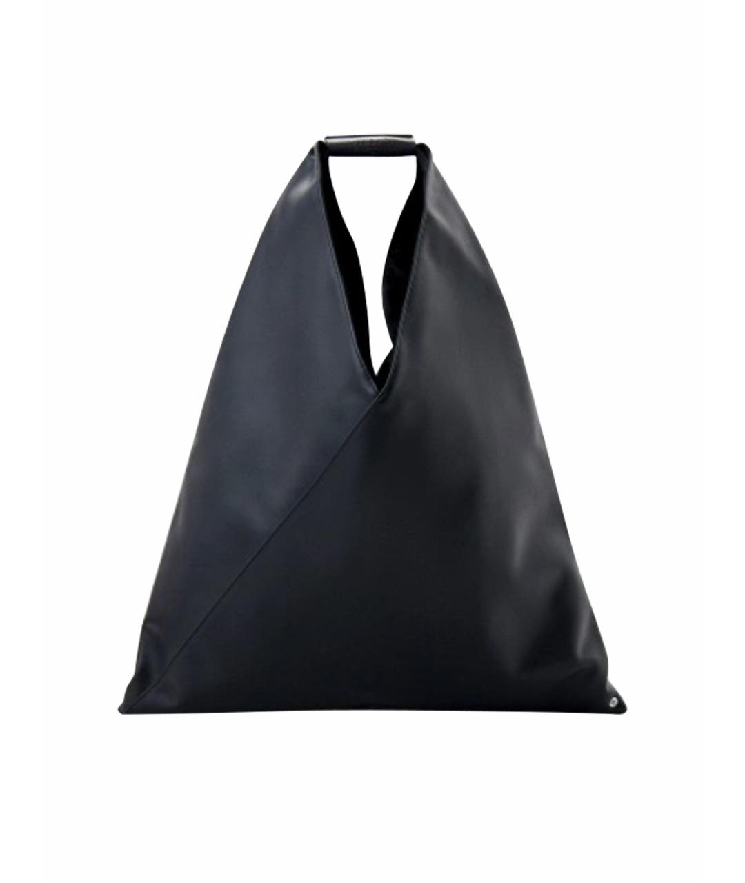 MM6 MAISON MARGIELA Черная дорожная/спортивная сумка из искусственной кожи, фото 1