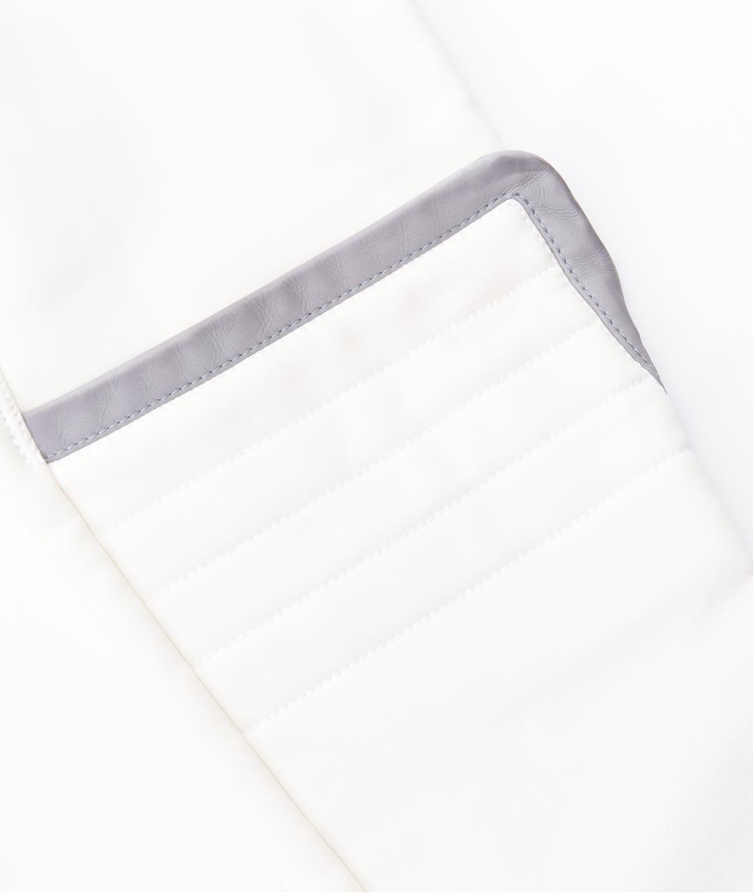 HERMES Белые полиэстеровые брюки узкие, фото 3