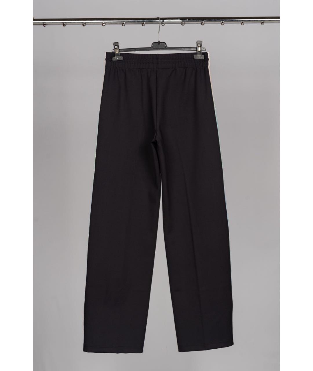 OFF-WHITE Черные полиамидовые брюки широкие, фото 2