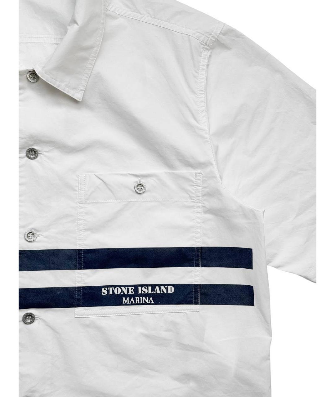 STONE ISLAND Хлопковая кэжуал рубашка, фото 3