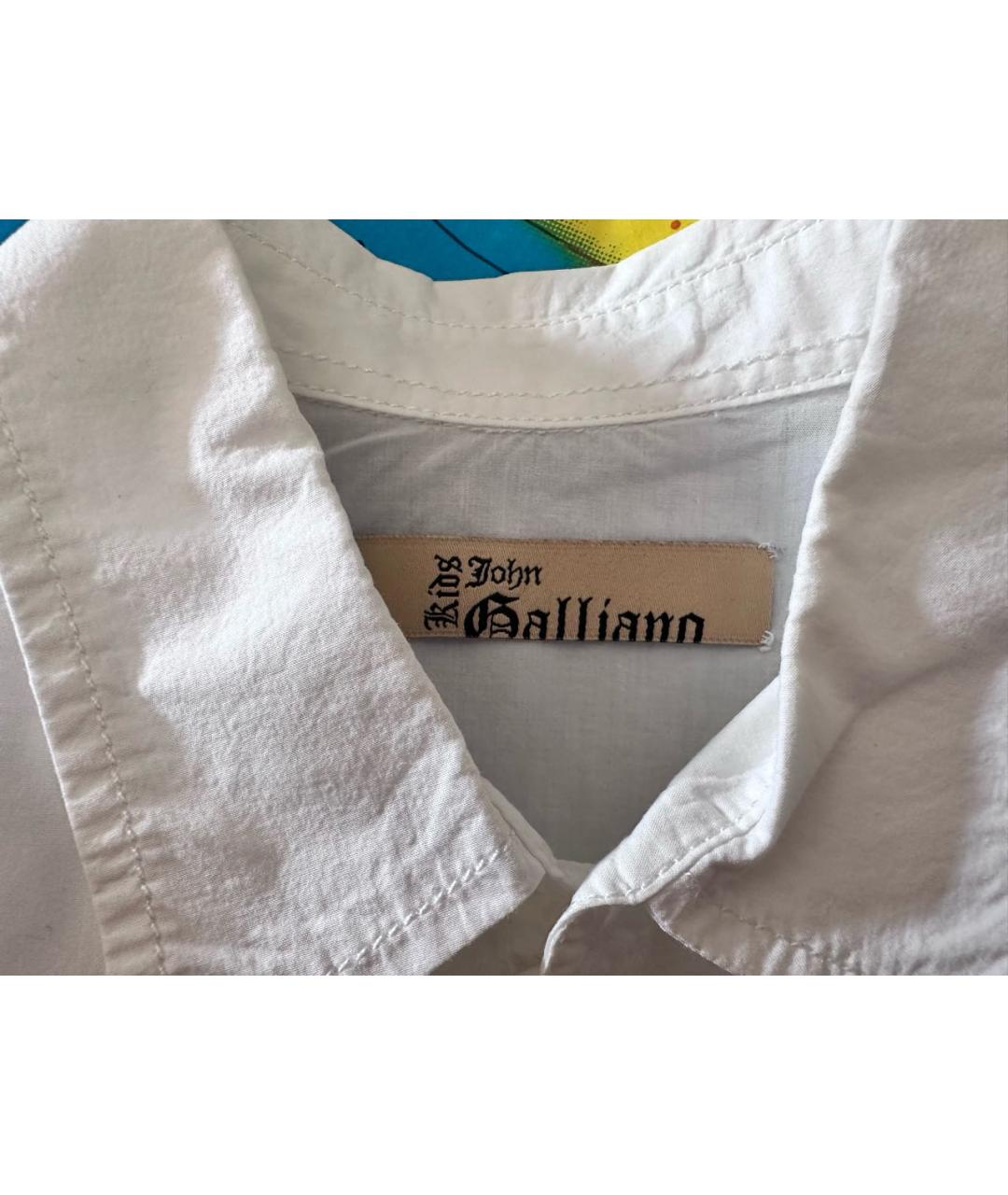 JOHN GALLIANO KIDS Мульти хлопковая детская рубашка, фото 5