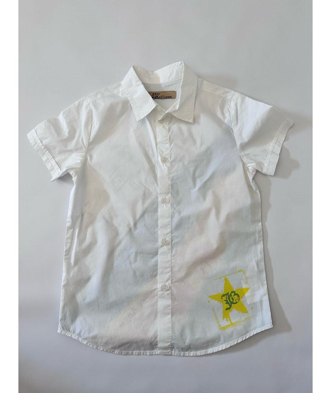 JOHN GALLIANO KIDS Мульти хлопковая детская рубашка, фото 7