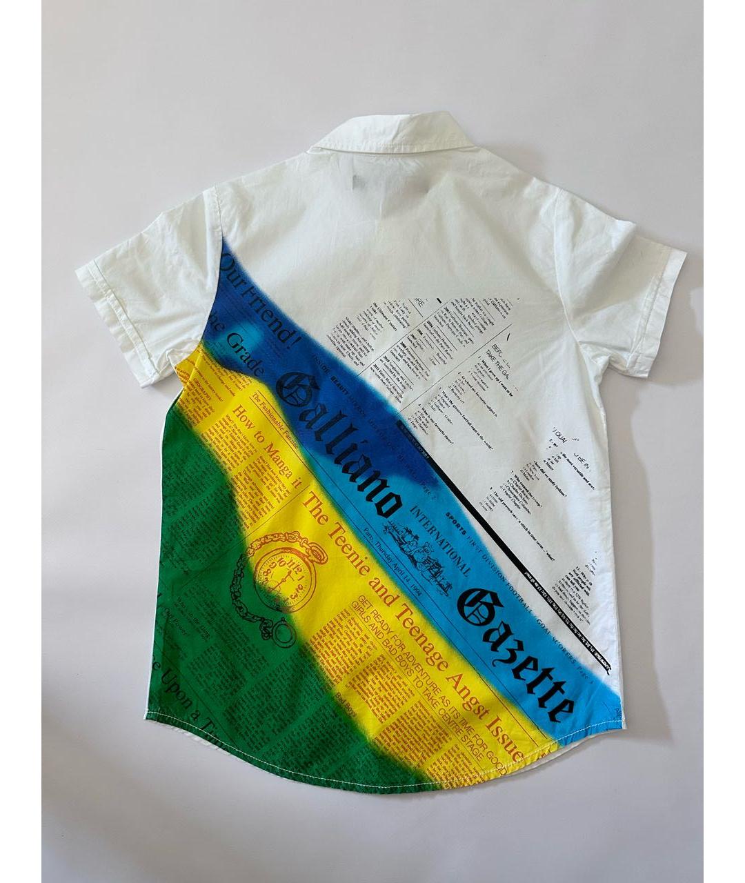 JOHN GALLIANO KIDS Мульти хлопковая детская рубашка, фото 2