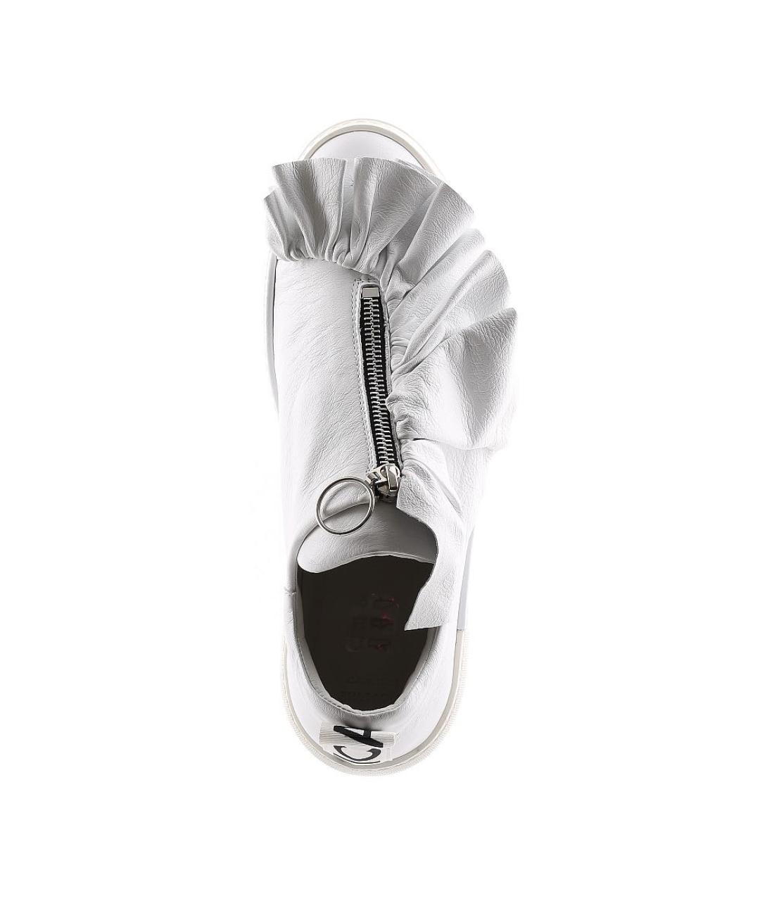 VIC MATIE Белые кожаные кроссовки, фото 7