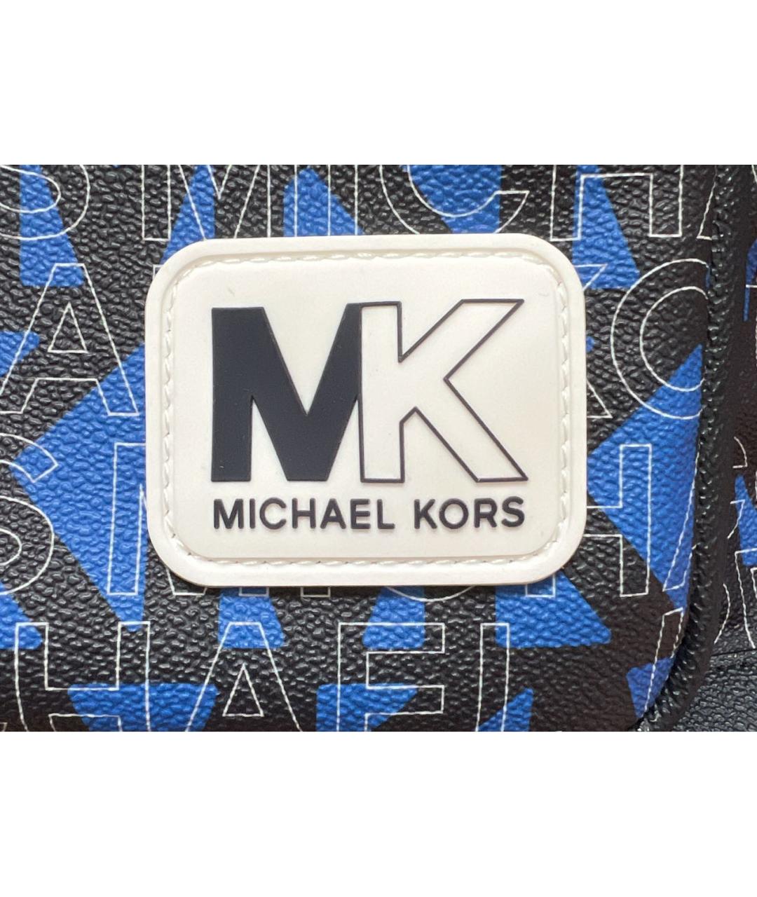 MICHAEL KORS Синий кожаный рюкзак, фото 8