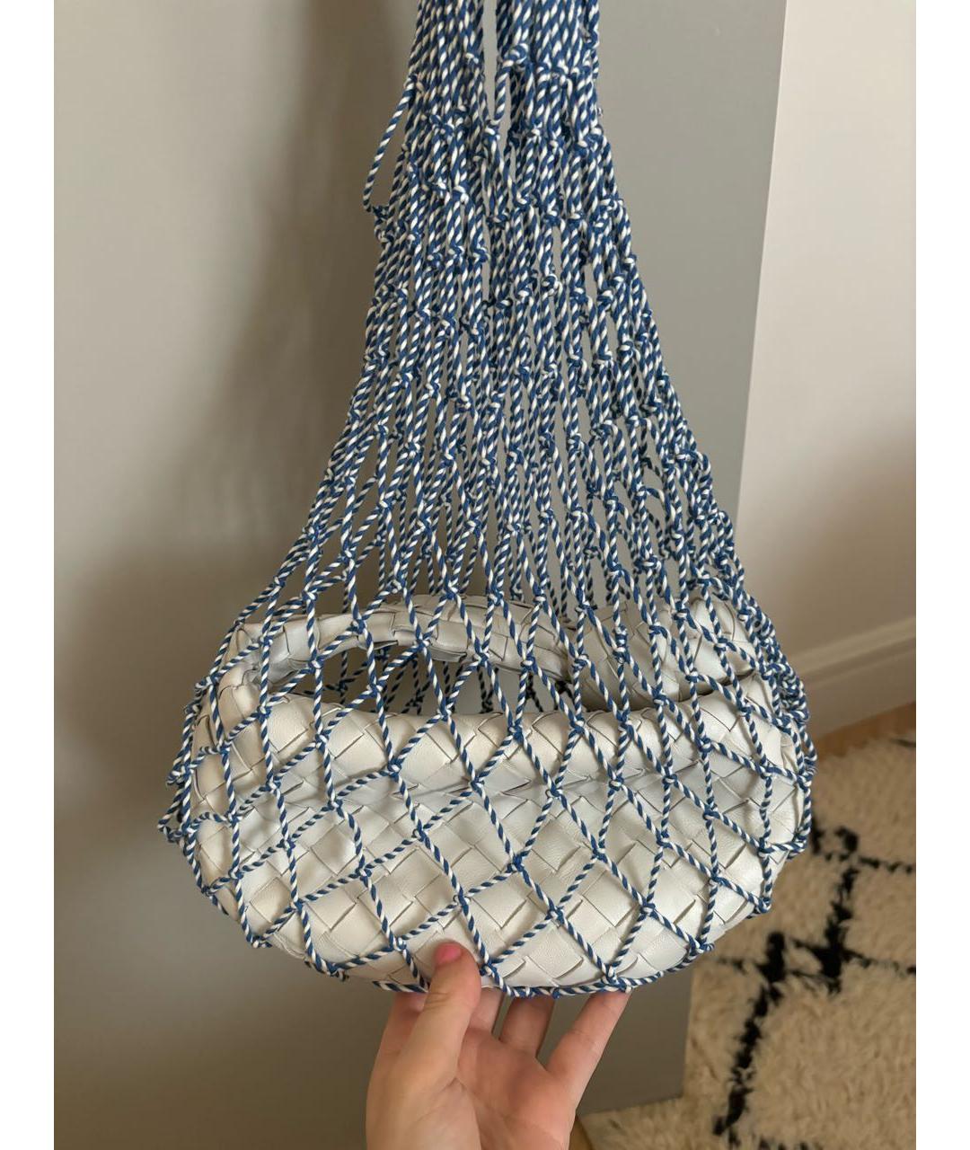 CELINE PRE-OWNED Голубая пелетеная сумка тоут, фото 2