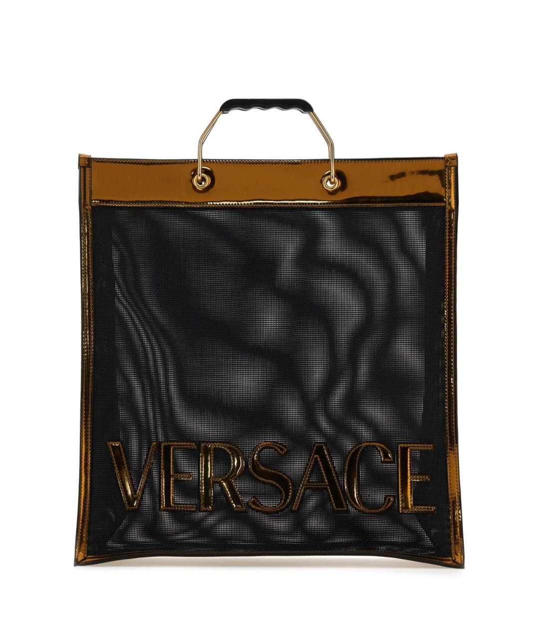 VERSACE Черная сумка тоут, фото 1