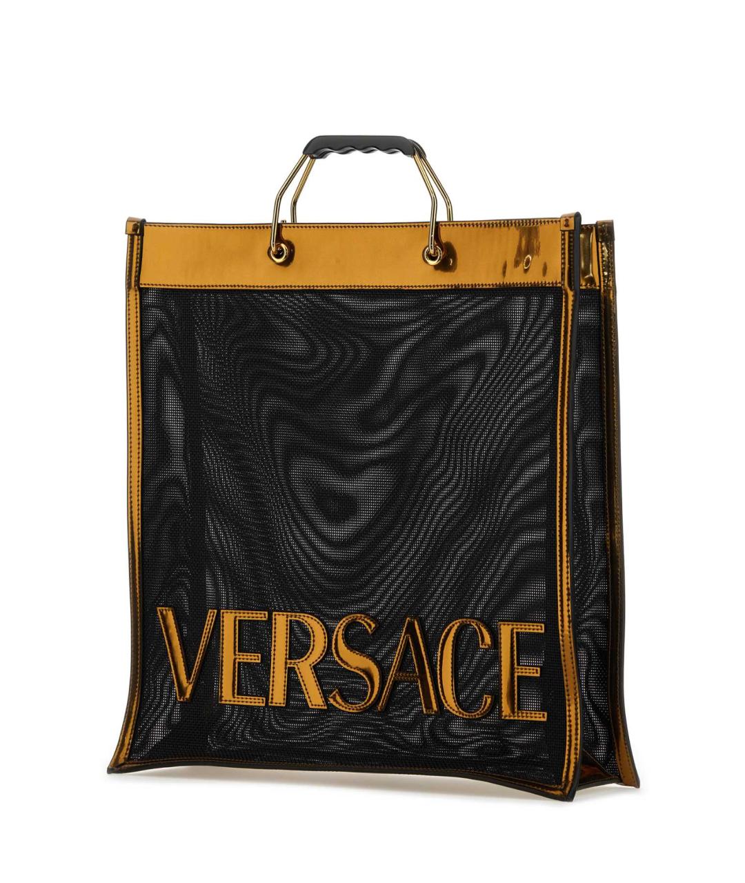 VERSACE Черная сумка тоут, фото 2