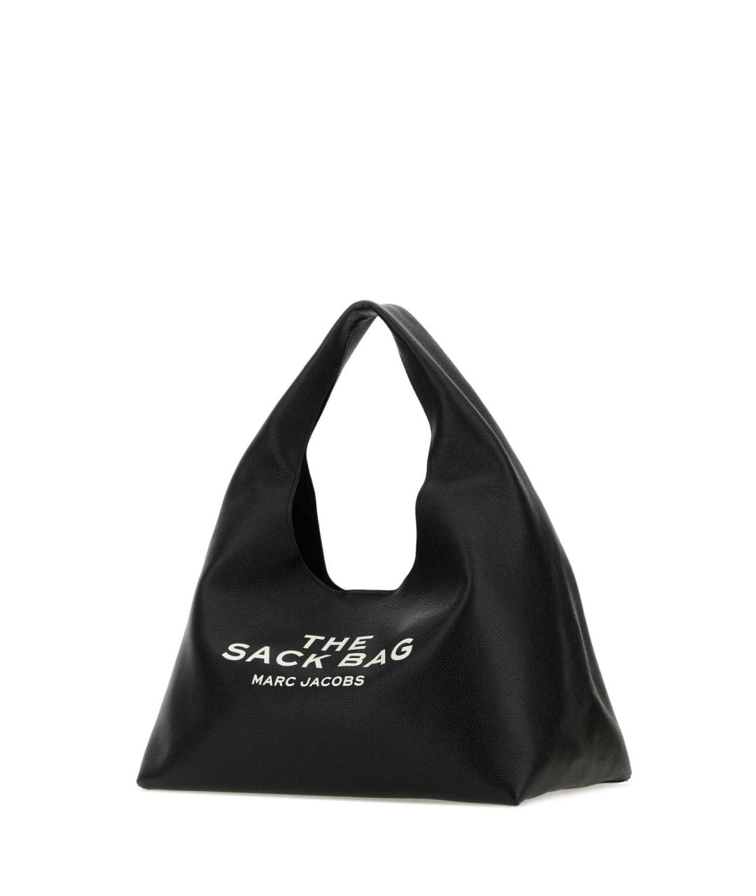 MARC JACOBS Черная кожаная сумка с короткими ручками, фото 2