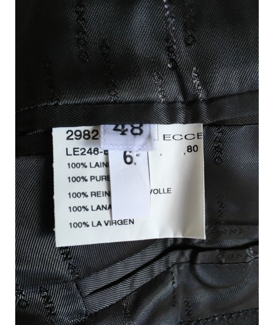 AZZARO Черный шерстяной пиджак, фото 4