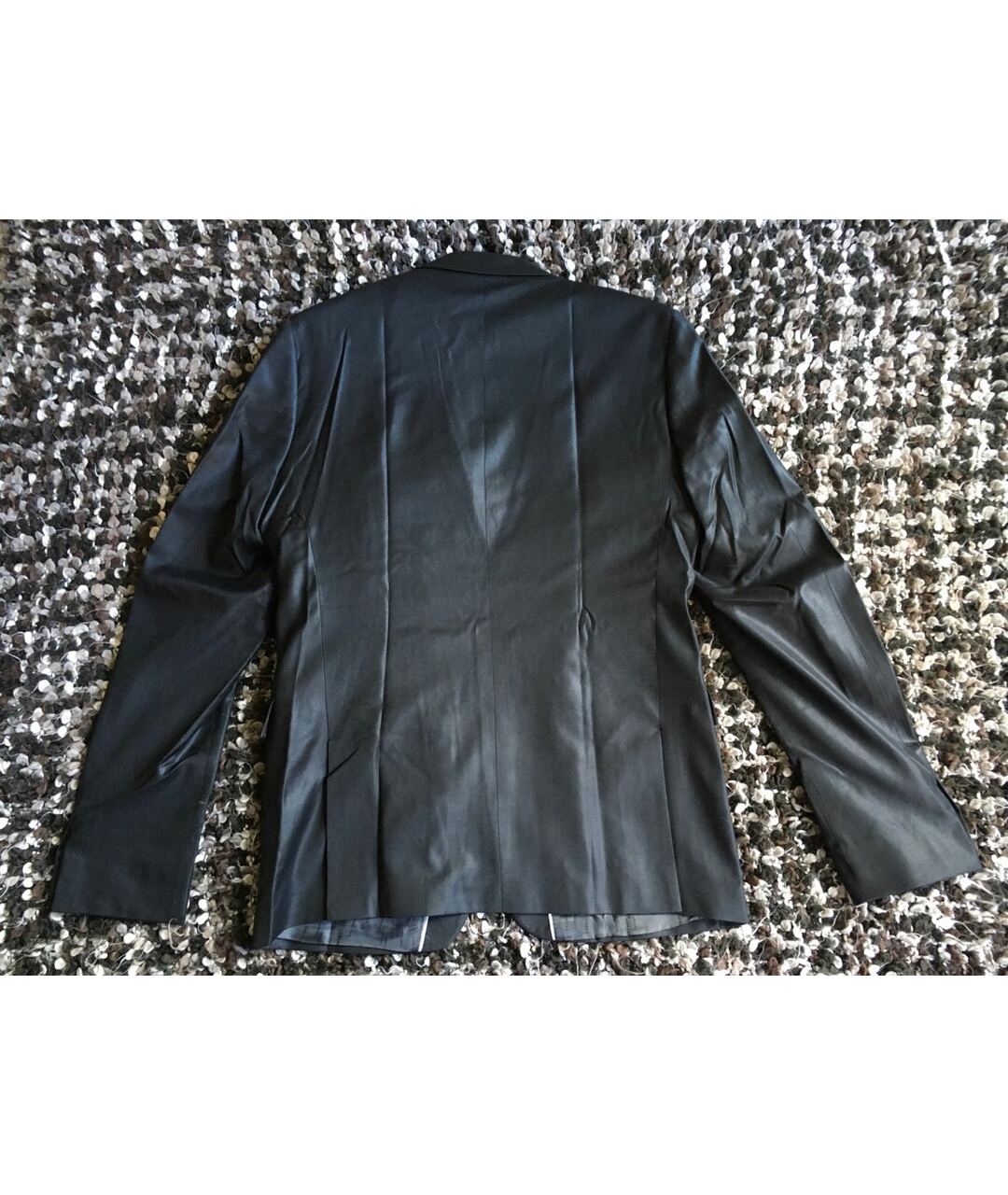 AZZARO Черный шерстяной пиджак, фото 2
