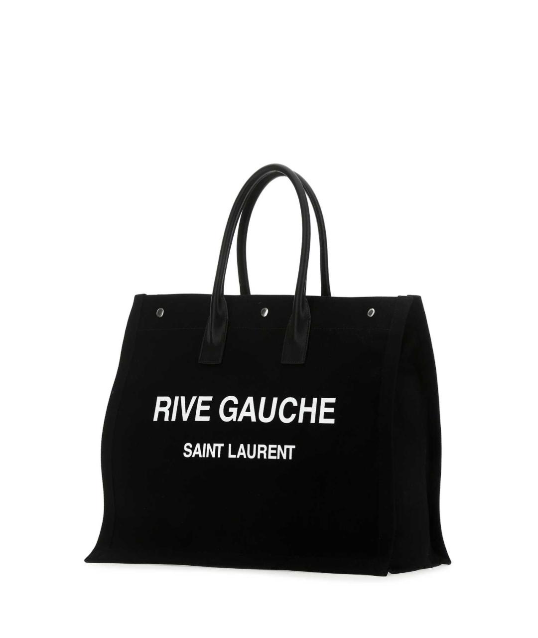 SAINT LAURENT Черная сумка тоут, фото 2