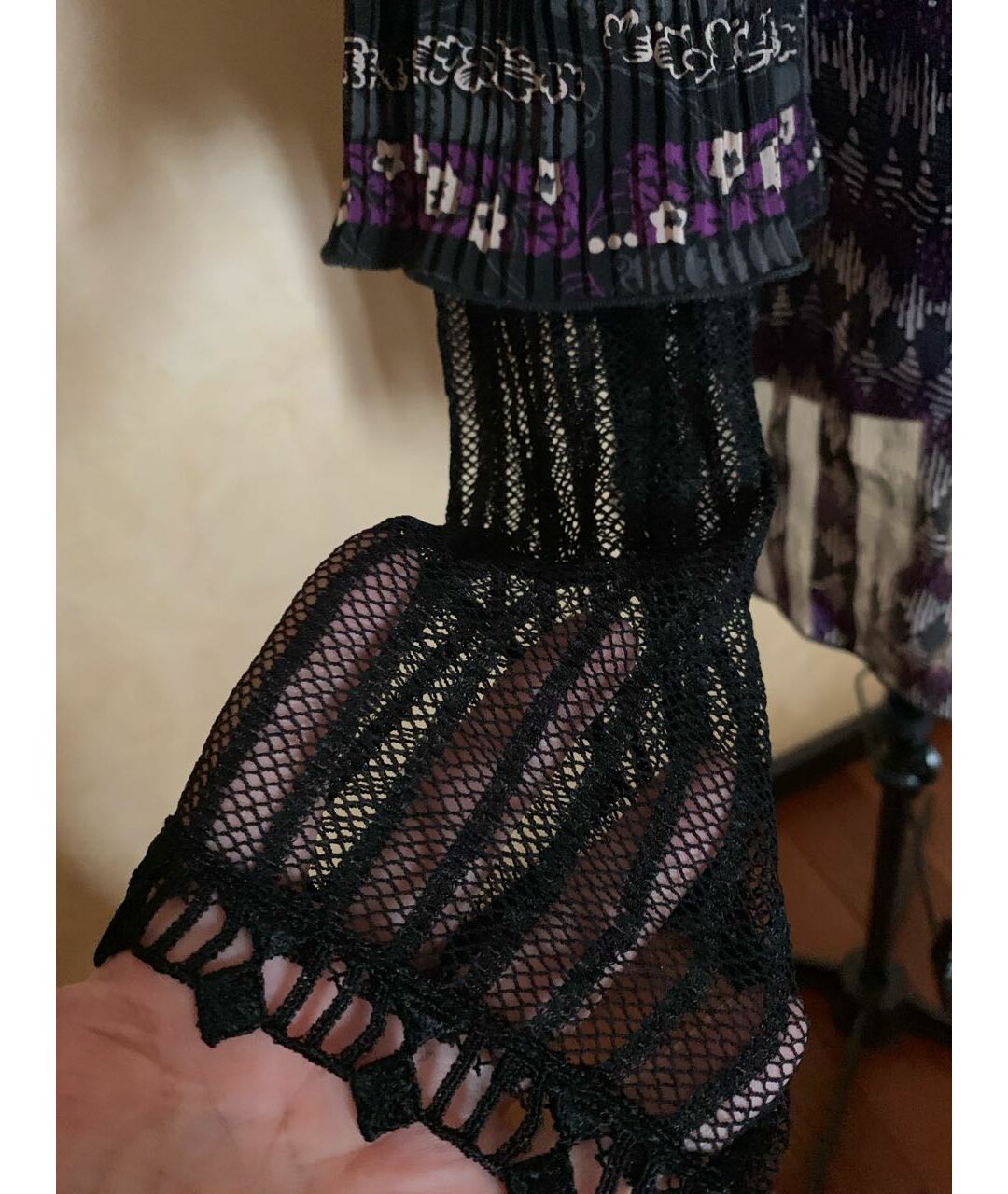 ANNA SUI Мульти шелковая рубашка, фото 6