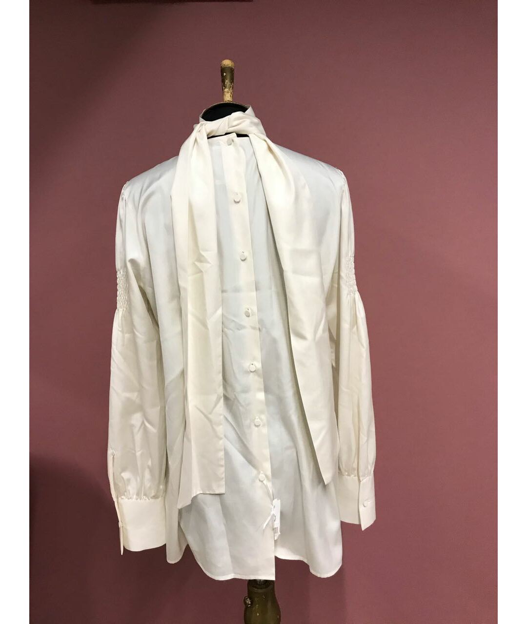 VALENTINO Белая шелковая рубашка, фото 3