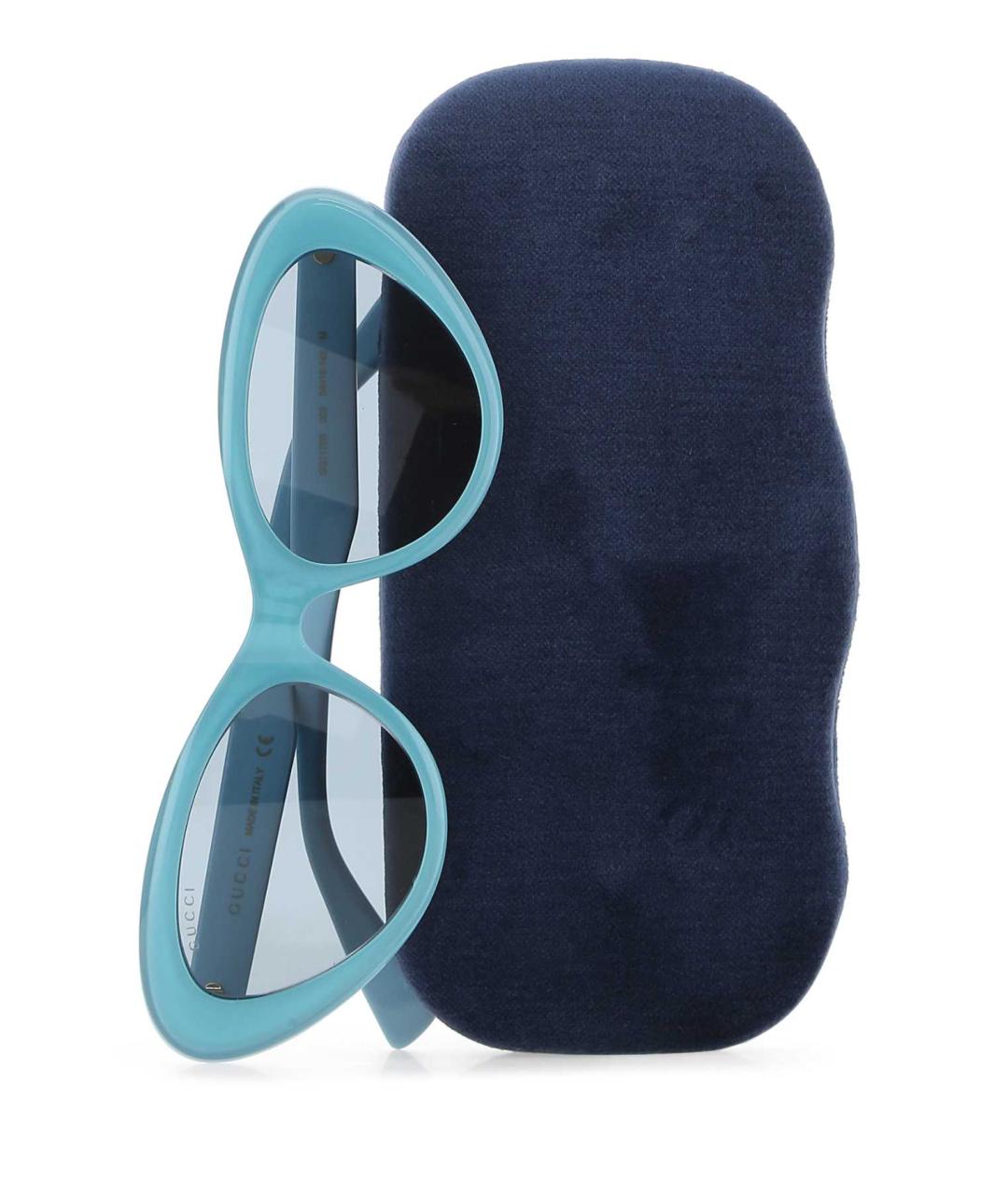 GUCCI Голубые солнцезащитные очки, фото 3